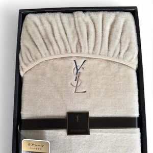 Yves Saint Laurent Logo Fitted Bed Sheet